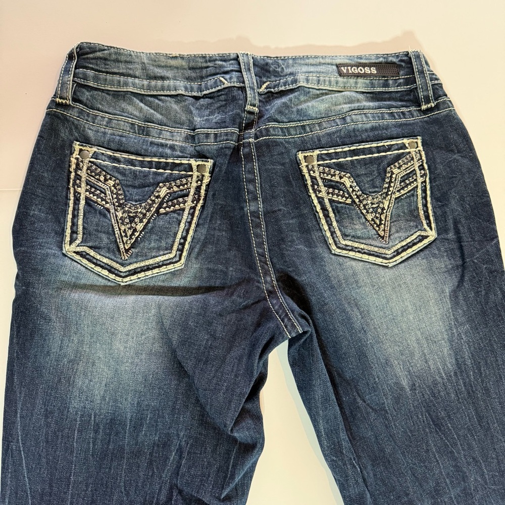 Vigoss Heritage Fit Slim Boot Size 12, 32 LengthWomen's Jeans